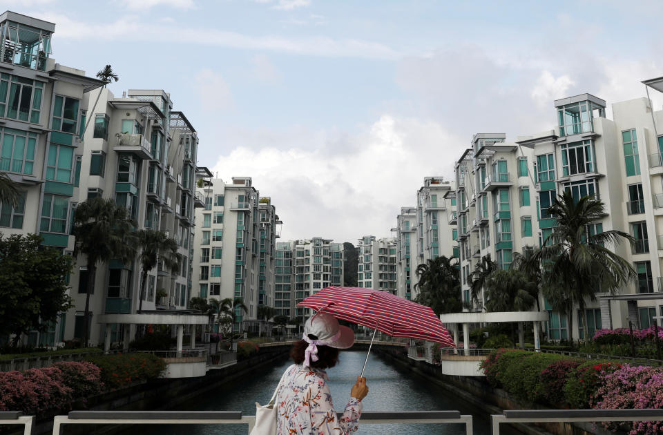 Singapore Q2 home prices up 3.2%, according to URA data. (PHOTO: REUTERS/Edgar Su)