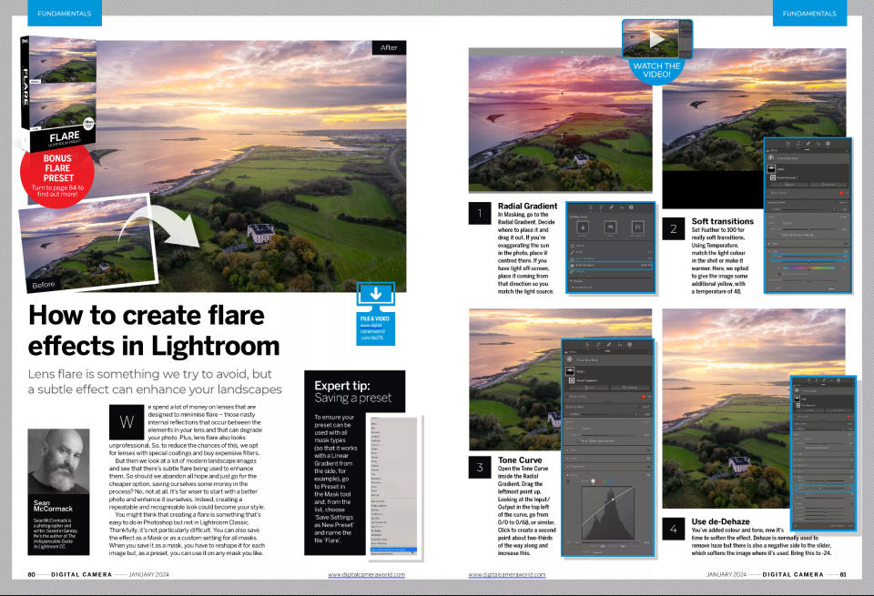 Fundamentals editing tutorial in Digital Camera magazine issue 276