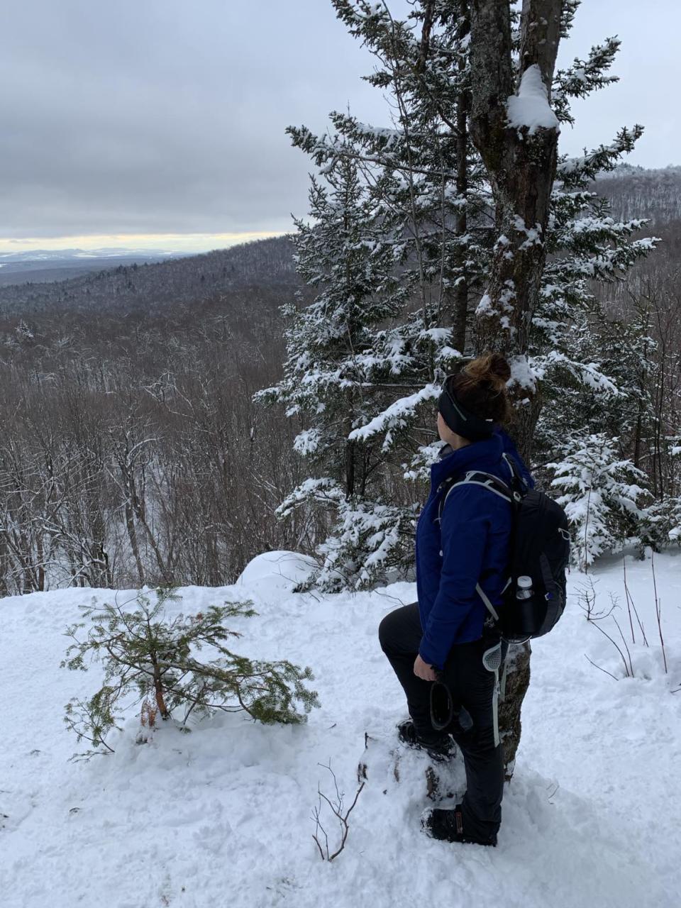 Nancy Jolicoeur says the Facebook group Randonnée entre filles is a good way to meet new people and also get their insights on the best trails and equipment. 