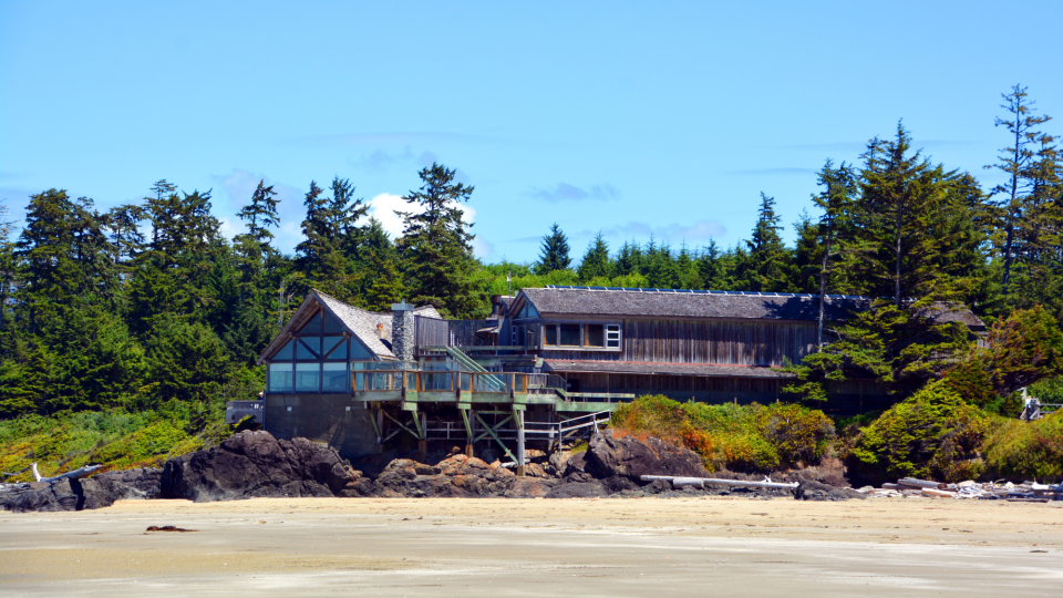 Wickaninnish Inn on Chesterman Beach.