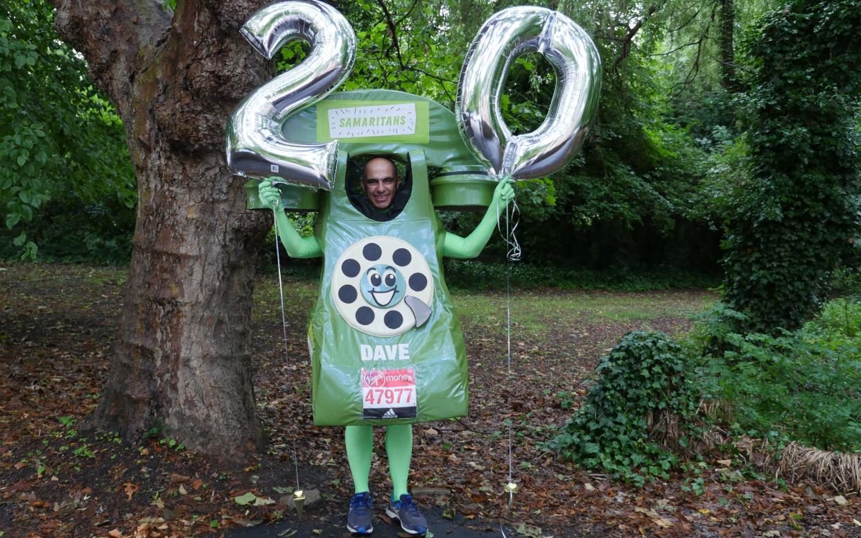 Dave Lock will run his 20th London Marathon this weekend