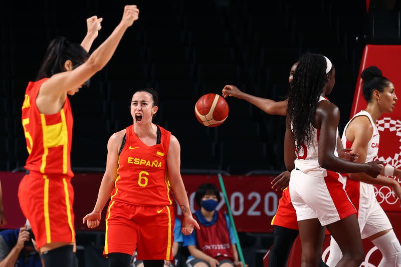 Basketball - Women - Group A - Canada v Spain