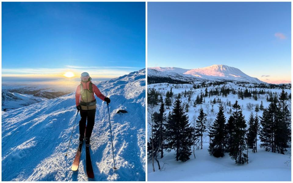 Lucy Aspden-Kean at Gausta ski resort