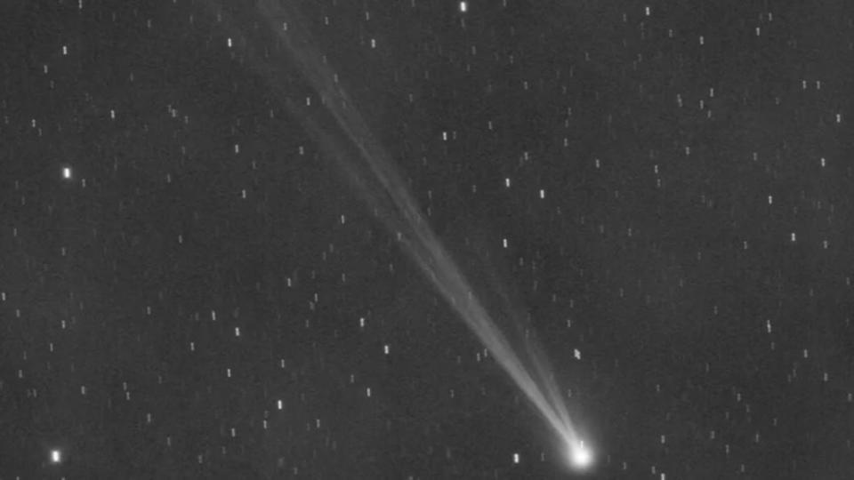 「西村彗星」上次經過太陽附近推估已是西元1590年。（圖／翻攝自《福斯新聞》）