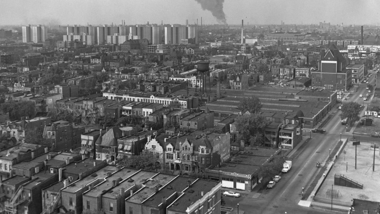 stockyard fire, chicago, 1958