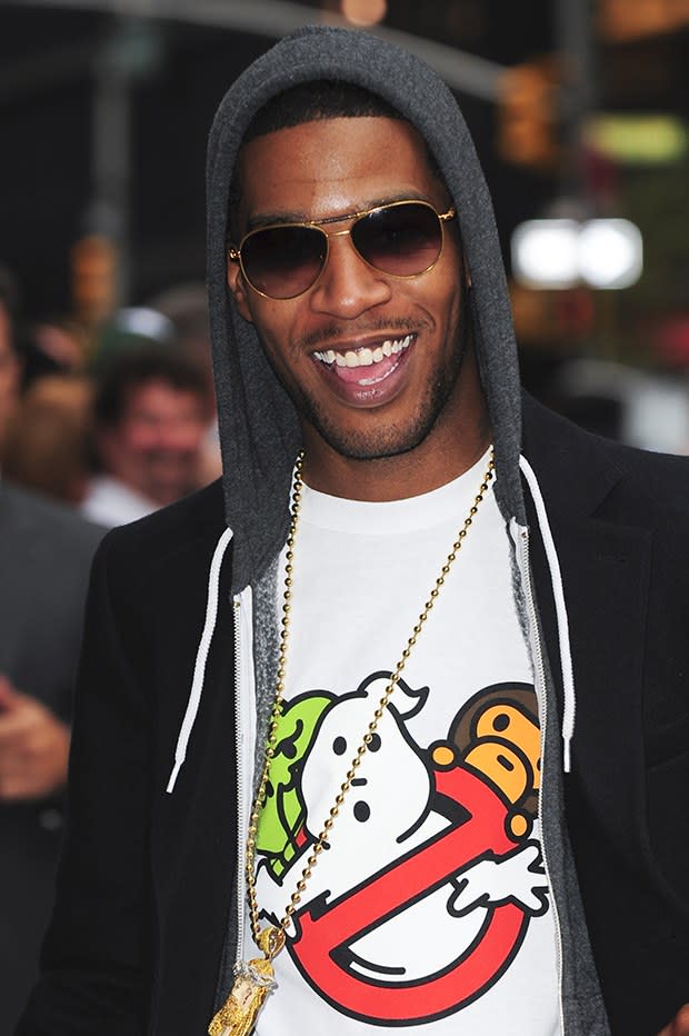 Kid Cudi wearing Bape in 2009. Photo by Ray Tamarra/Getty Images.