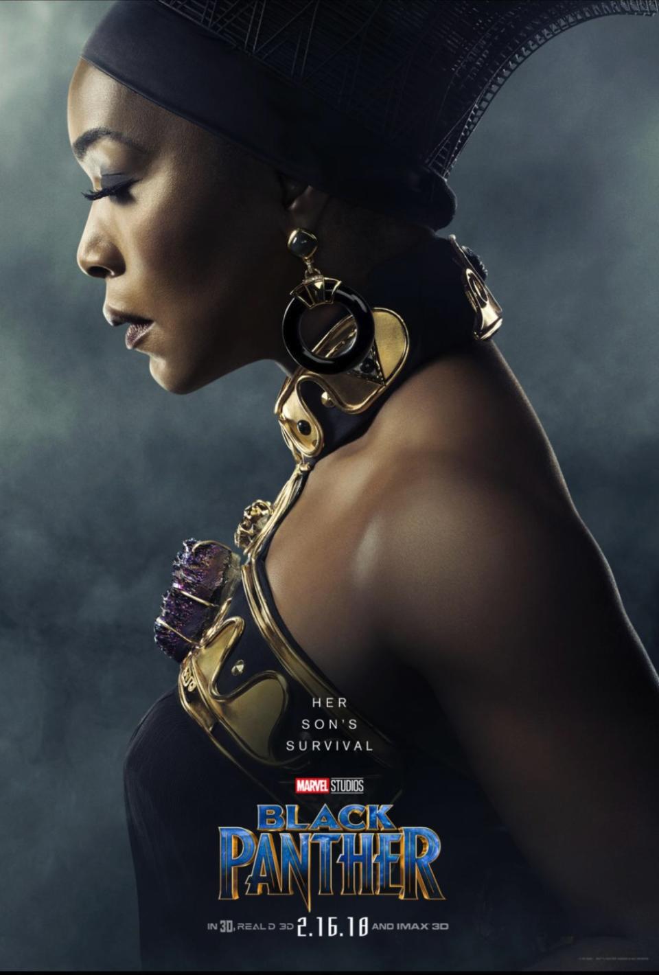 Angela Bassett as Ramonda in <i>Black Panther.</i> (Photo: Marvel Studios)