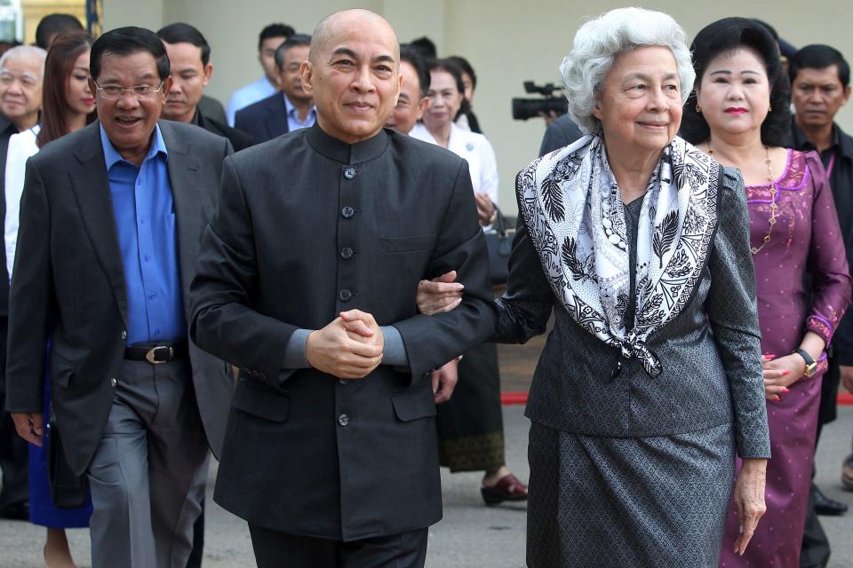 The Cambodian royal family