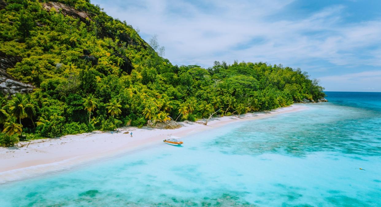 The Seychelles has already started letting in vaccinated travellers (Getty)