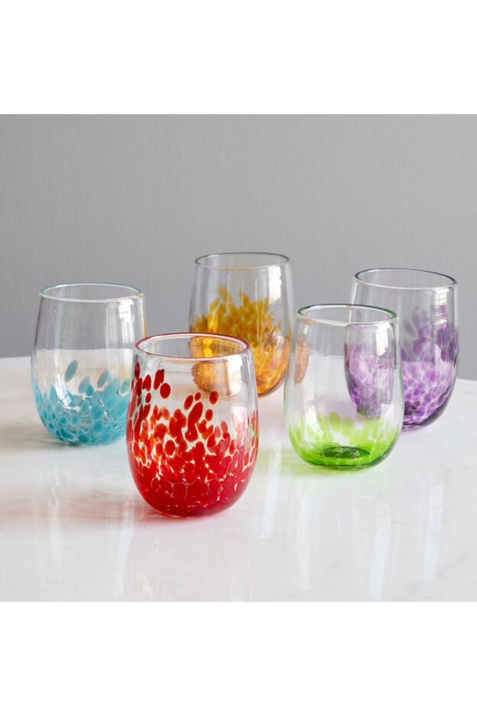 Handmade Birthstone Wine Glass