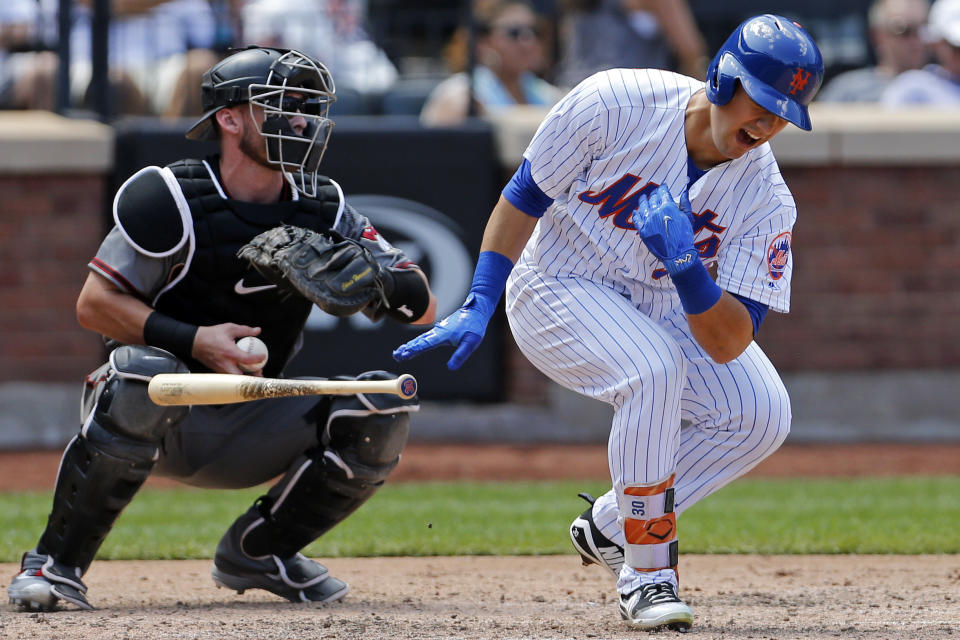 Michael Conforto is the latest Met to be hit by the injury bug. (AP)