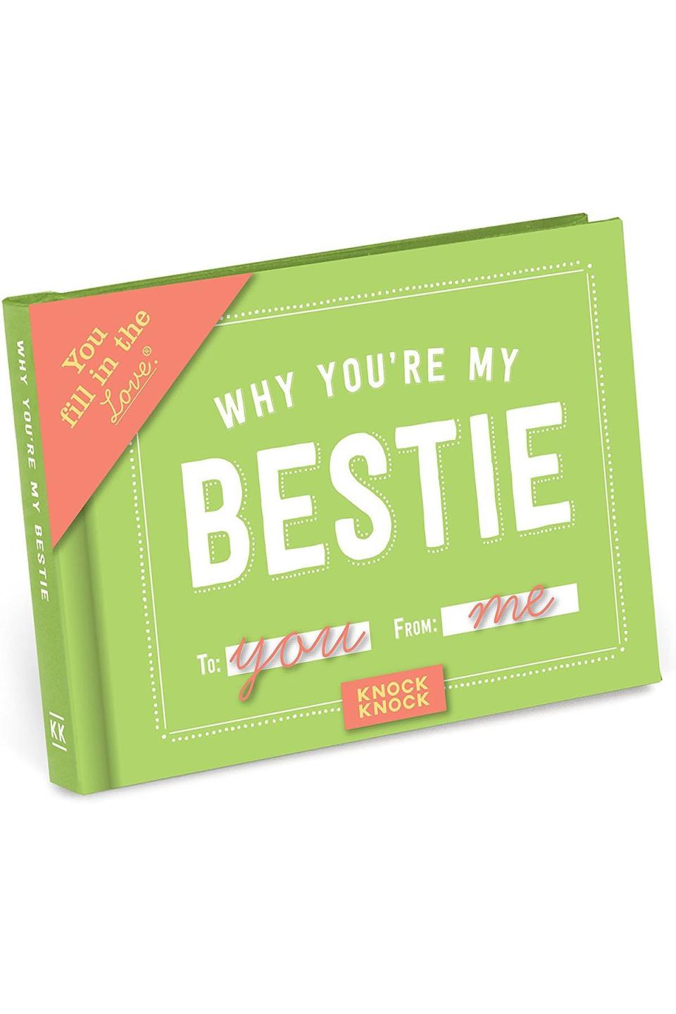 11) 'Why You're My Bestie' Book