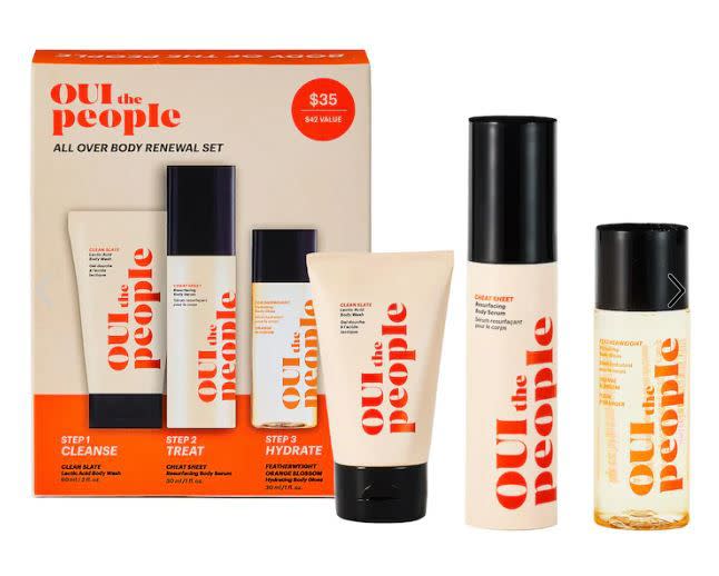 Oui The People All Over Body Renewal Set ($35, $48 value)