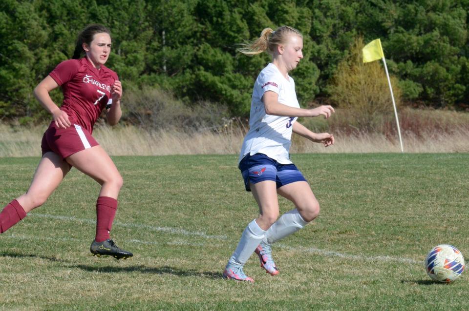 Both Boyne City's Mackensey Wilson (right) and Charlevoix's Ava Boss (left) are back to once again square off in 2024.