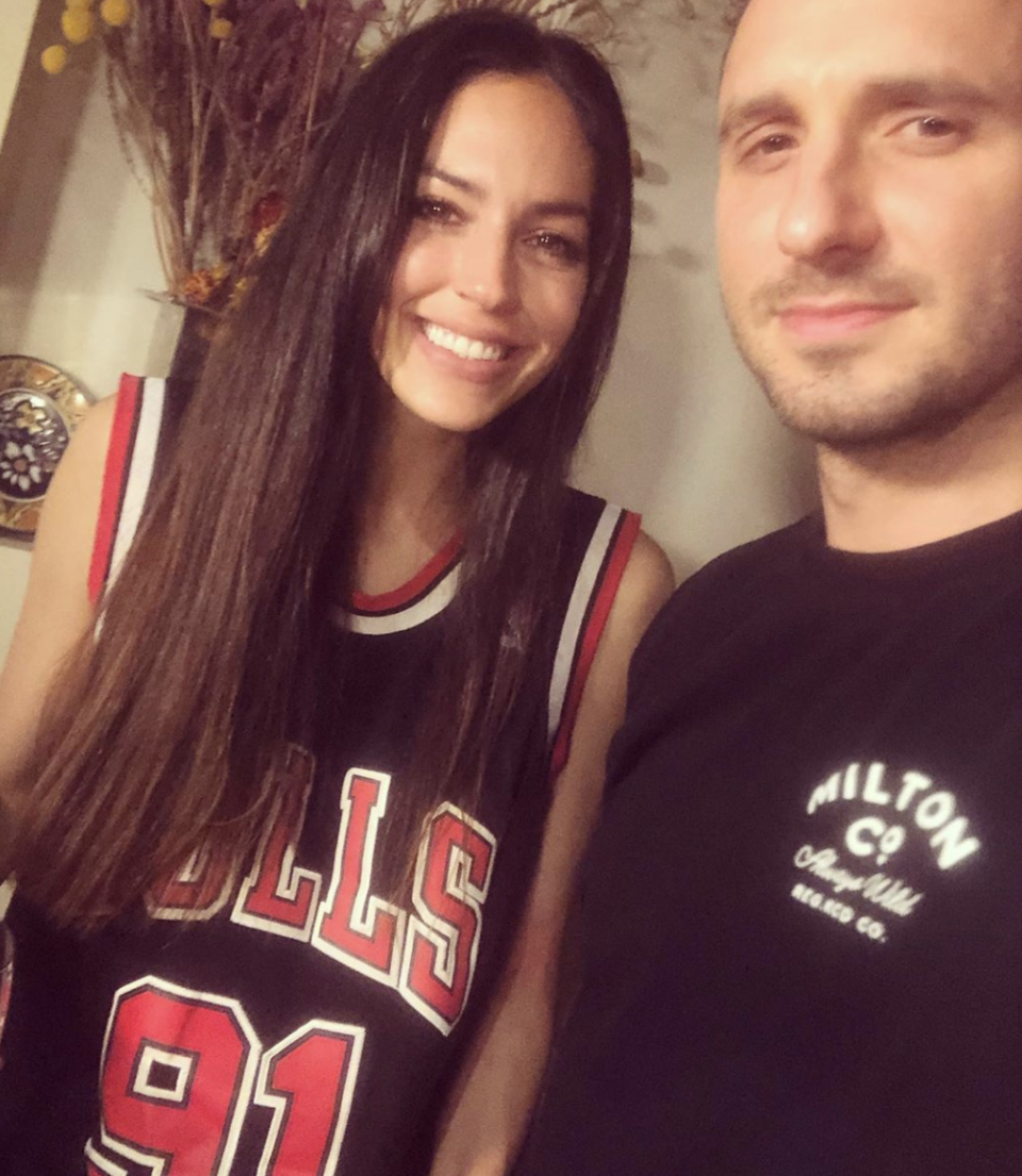 The Project host Tommy Little poses with new girlfriend Natalie Kyriacou