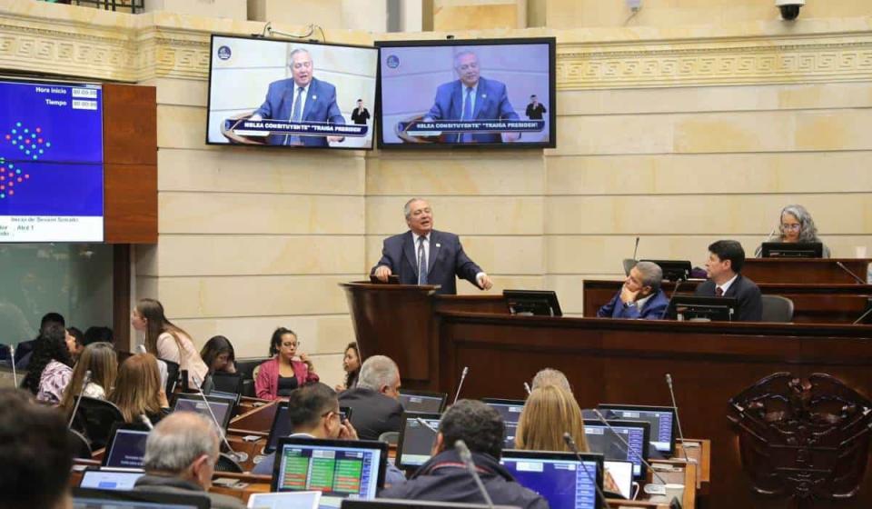 Reforma pensional en Colombia. Foto: Senado.