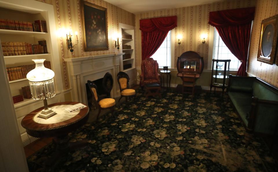The Twin Parlors room in Mary Todd Lincoln’s House.Feb. 7, 2023