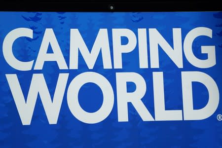 A Camping World logo is pictured in Dover