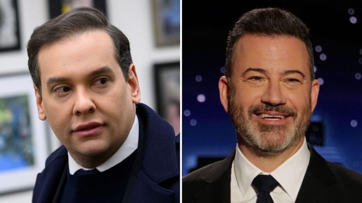 George Santos and Jimmy Kimmel