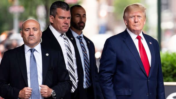 PHOTO: Former President Donald Trump departs Trump Tower, Aug. 10, 2022, in New York. (Julia Nikhinson/AP)