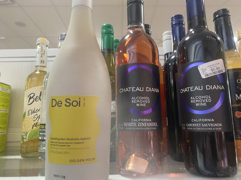 De Soi and Chateau Diana non-alcoholic wine