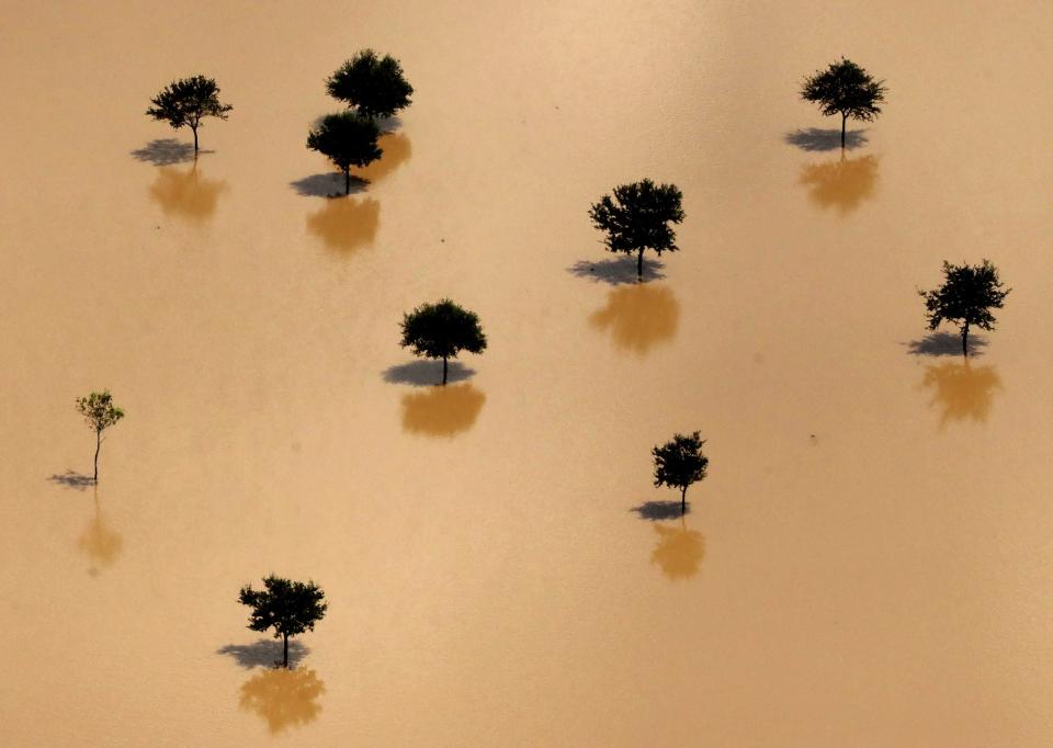 Some of the flooding damage caused by Hurricane Harvey (Rex)