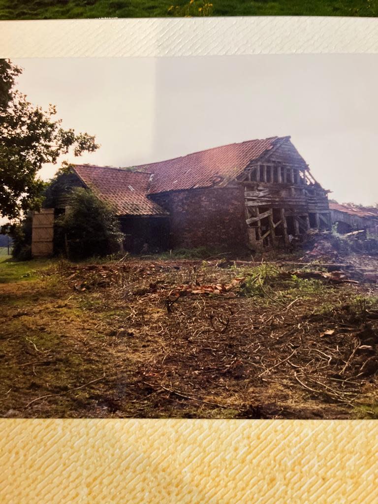 East Anglian Daily Times: Rebecca says the barn was falling down when they bought it, but they've since turned it into guest accommodation and she now runs it as an Airbnb