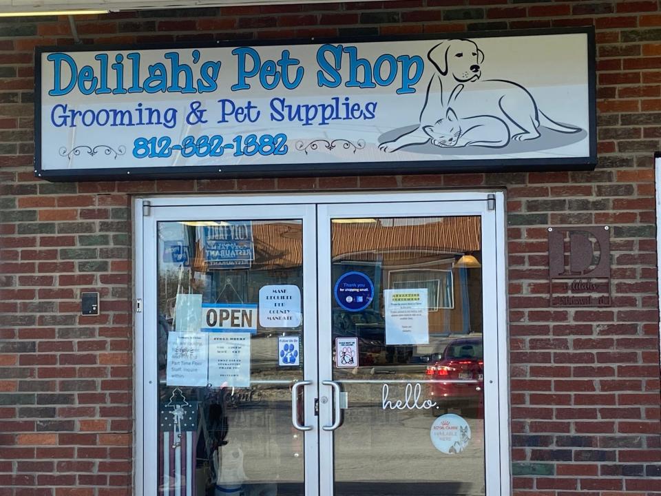 Delilah's Pet Shop is seen Thursday at 2506 W. Third St. Under a new city ordinance, starting in 2023 the sale of dogs and cats will be banned at all Bloomington pet stores.