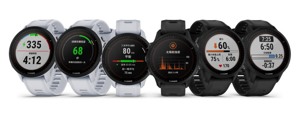 圖／Garmin Forerunner系列進化登場，推出業界首款太陽能智慧跑錶。