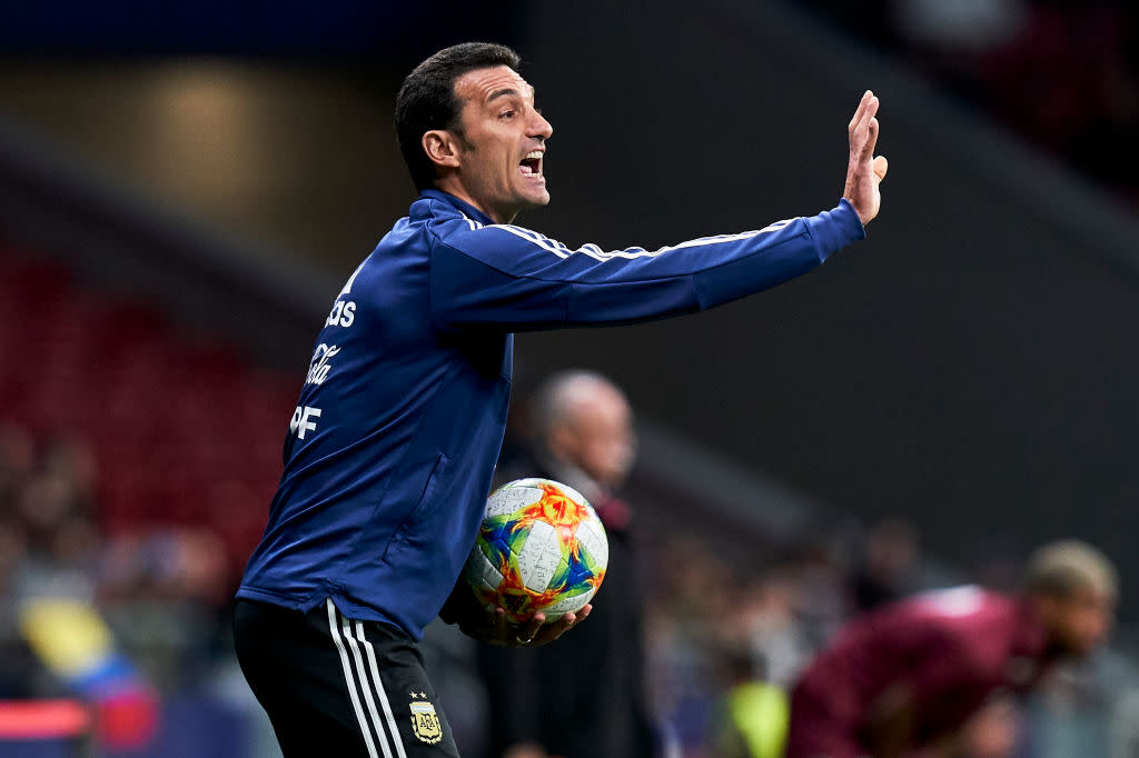 Lionel Scaloni, director técnico de la selección argentina. (Photo by Quality Sport Images/Getty Images)