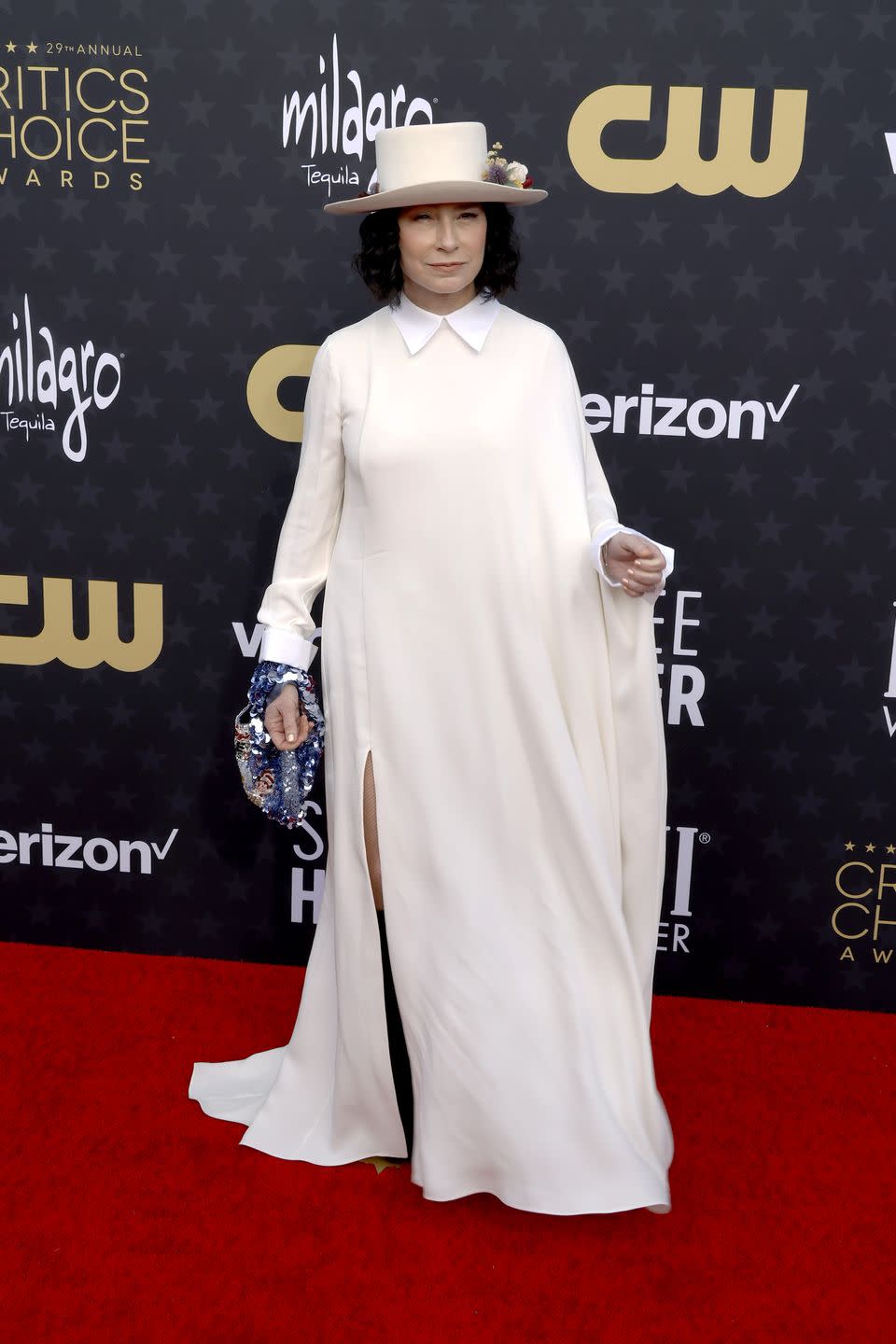 santa monica, california january 14 amy sherman palladino attends the 29th annual critics choice awards at barker hangar on january 14, 2024 in santa monica, california photo by frazer harrisongetty images