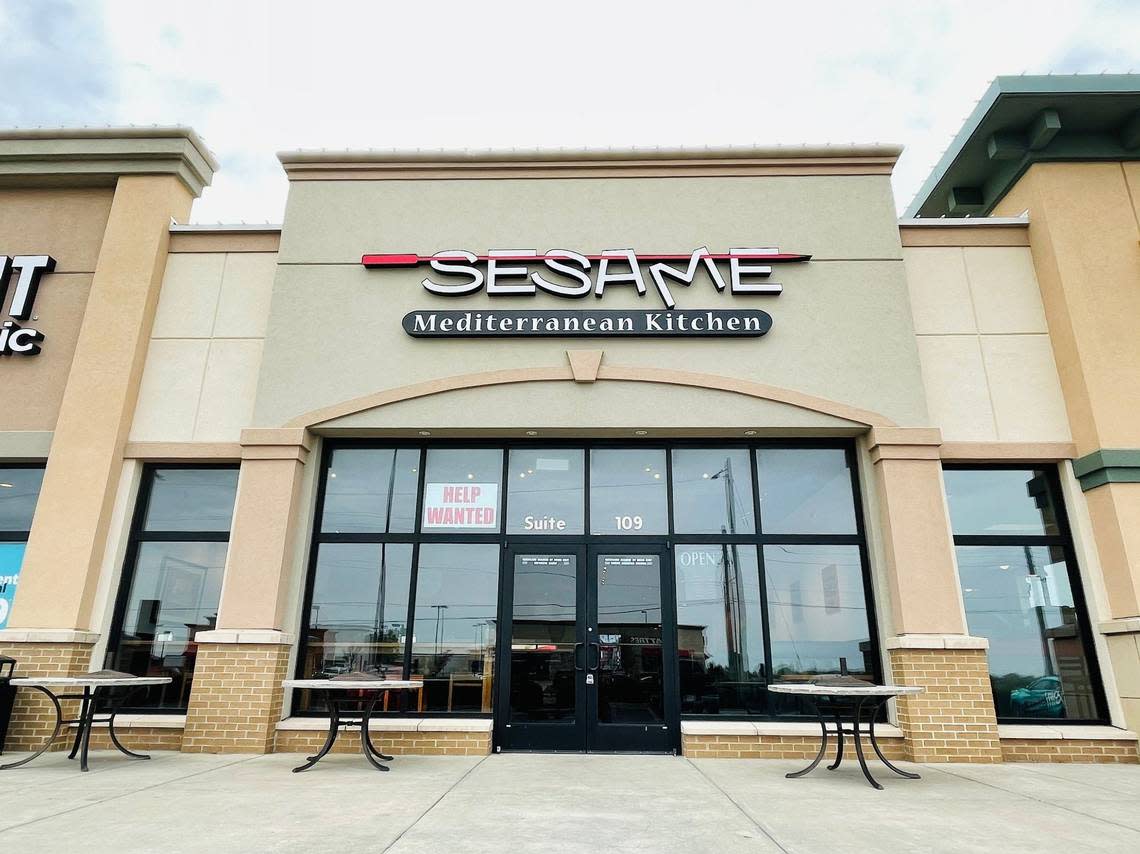 Youssef Youssef is opening his second Sesame Mediterranean Kitchen at Braeburn Square at Wichita State. His first, pictured here, is on the west side.