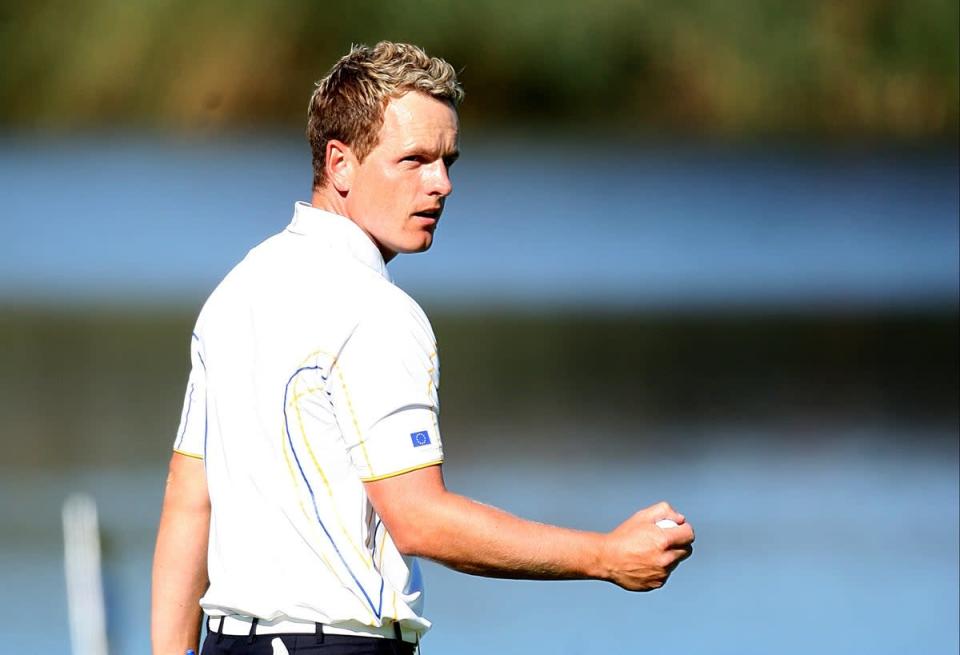 Luke Donald will captain Europe’s Ryder Cup side in 2023 following the sacking of Henrik Stenson (Lynne Cameron/PA) (PA Archive)