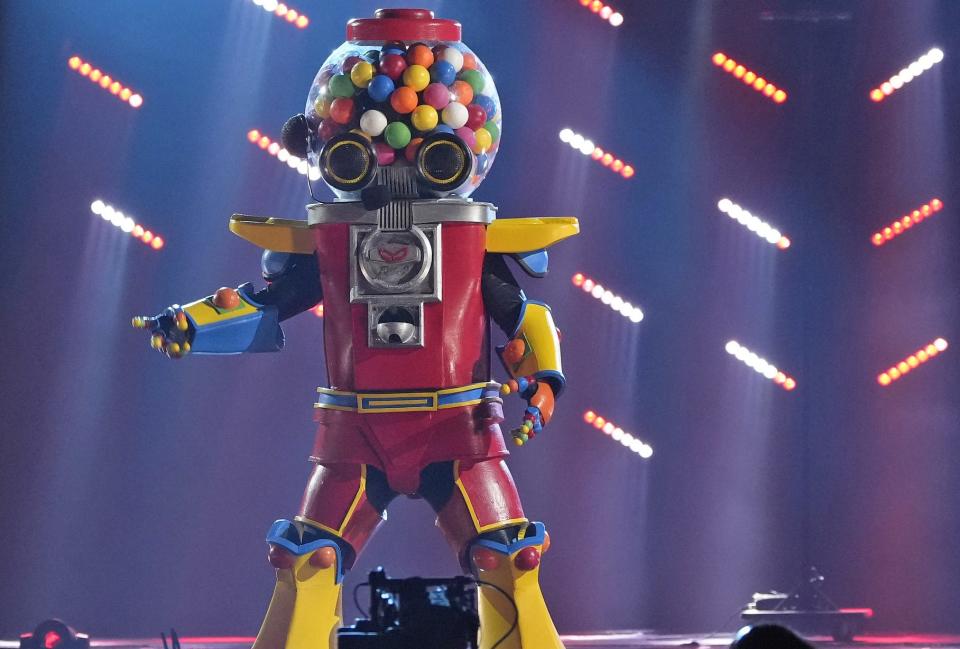 THE MASKED SINGER: Gumball in THE MASKED SINGER “One Mask Takes it All” season finale episode airing Wednesday, May  22 (8:00-9:00 PM ET/PT) on FOX. CR: Michael Becker / FOX. ©2024 FOX Media LLC.