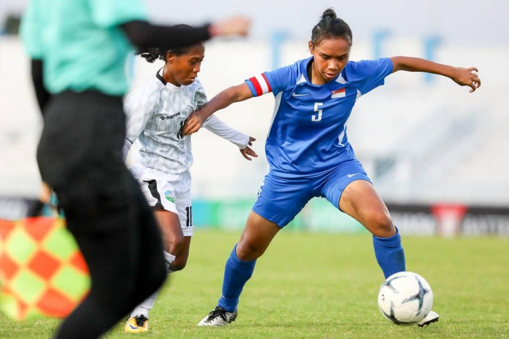 Singapore national footballer Siti Rosnani Azman has earned a one-season contract with Japanese professional league team INAC Kobe Leonessa. (PHOTO: Football Association of Singapore)