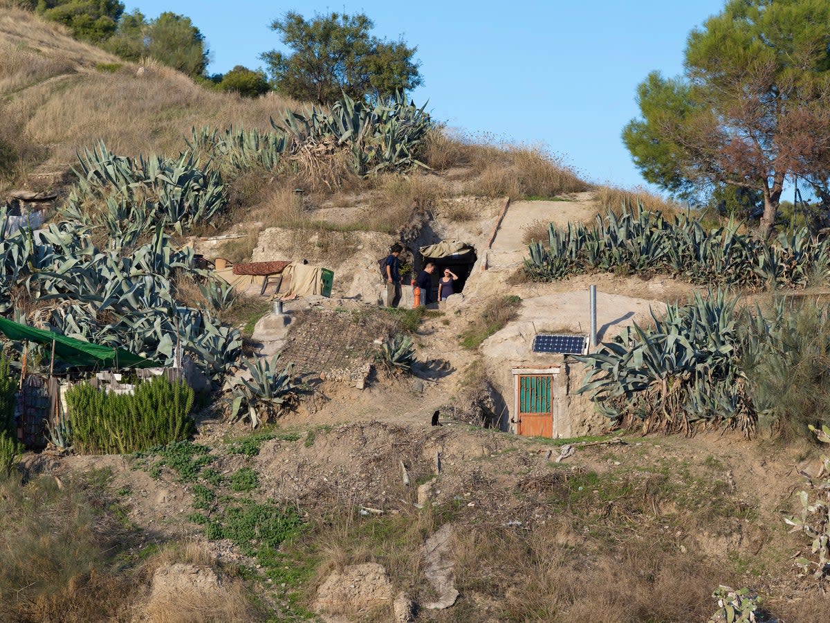 The cave homes in the Albaicin (Getty Images)