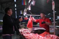 Food market in Saint Petersburg