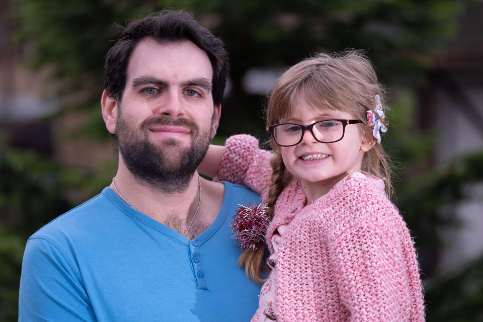 His daughter didn't understand why they were asked to get off the ride. [Photo: SWNS]