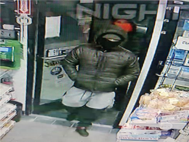 One of two men being sought in the assault and robbery of a convenience store clerk in Toms River on Jan. 19, 2022.