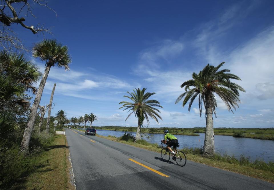 The Ormond Scenic Loop and Trail gives bikers the best of both worlds with water views on the barrier island and nature views through Bulow Creek State Park.