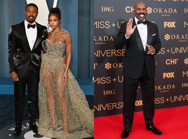 Michael B. Jordan Reunites With Steve Harvey