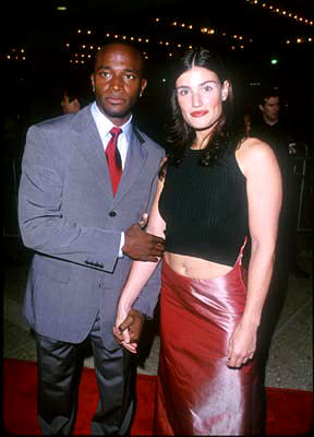 Taye Diggs and gal at the Century City premiere of Universal's The Best Man