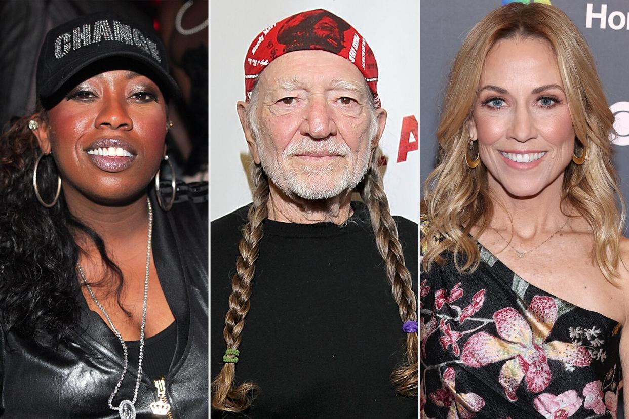 Missy Elliott, Willie Nelson, Sheryl Crow