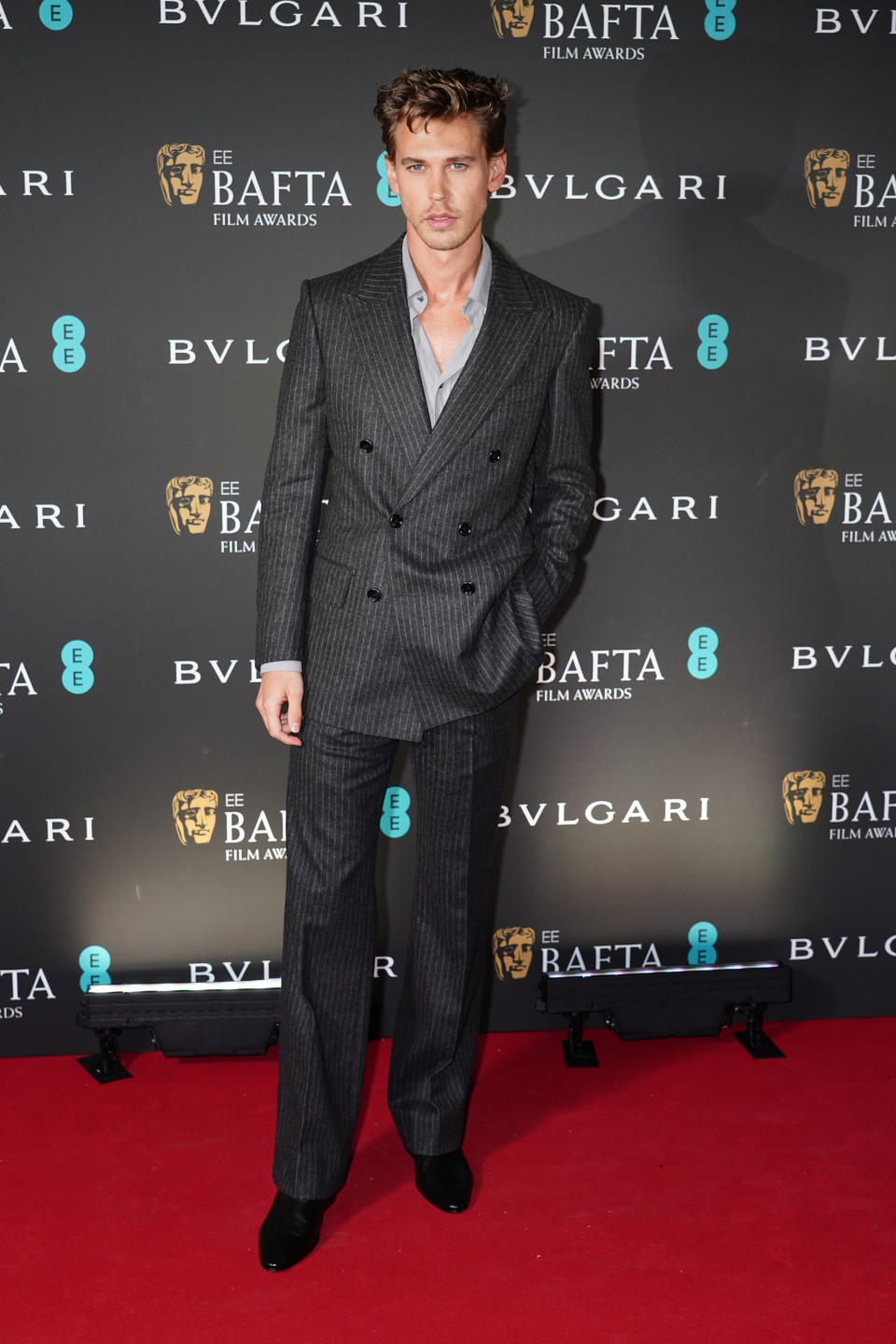 Austin Butler attending the Bafta Nominees' Party