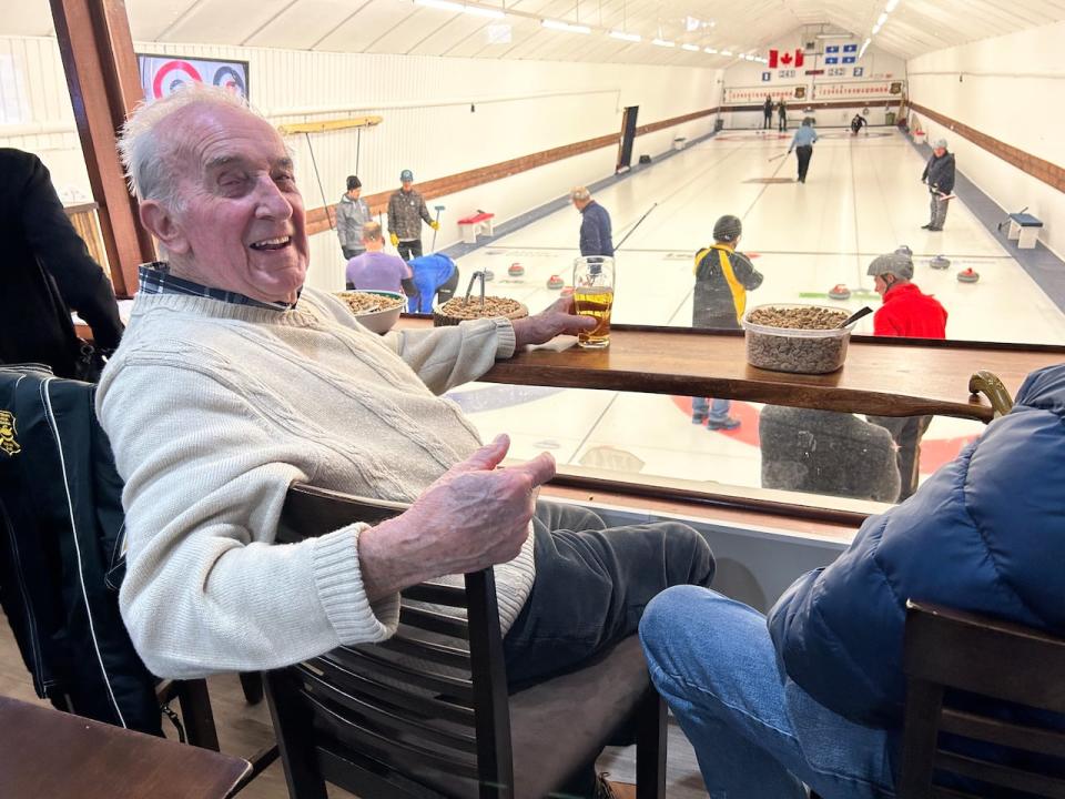 Mac Derry curled for more than 40 years until just recently hanging up his broom and calling it quits. He enjoys analyzing other people's play now.