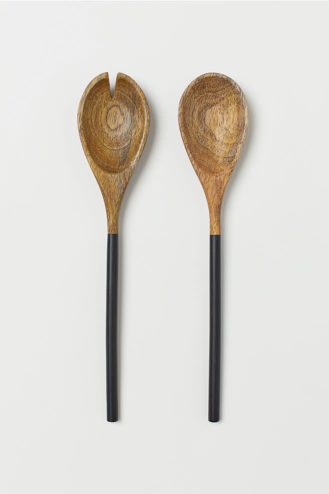 H&M home - Wooden salad servers, £9.99