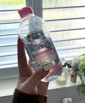 Garnier's micellar water is 45% off right now (woah)