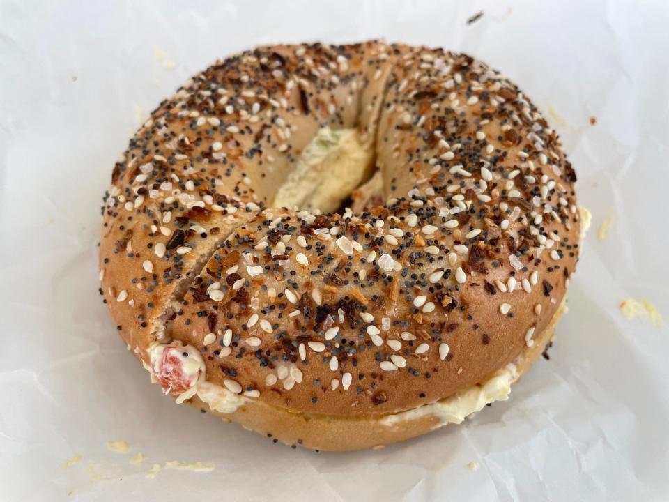 Treasure Coast Bagel Bakery, located in the Linkside Shoppes plaza in Fort Pierce, serves fresh-baked, New York-style bagels.