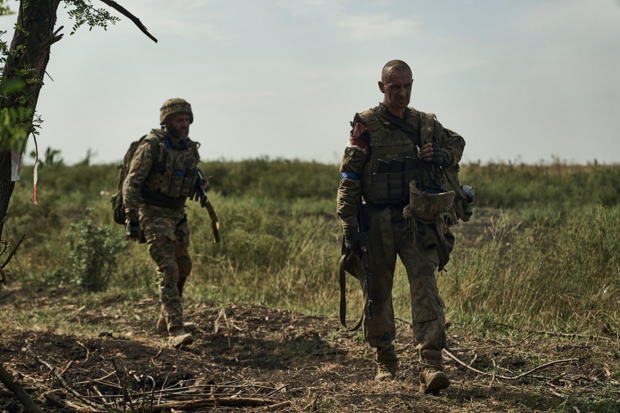 Ukraine soldiers are looking to advance (Copyright 2023 The Associated Press. All rights reserved.)