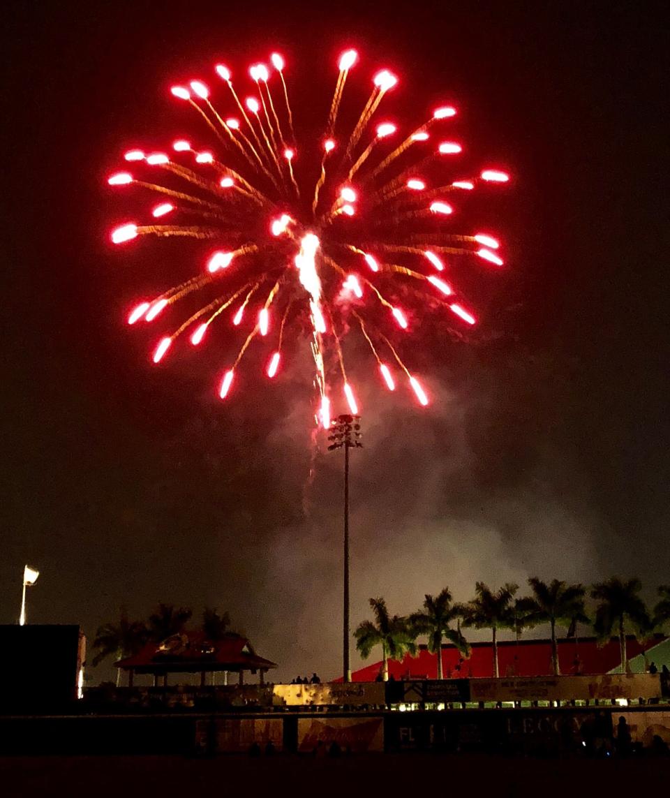 Marauders Back to School Night at LECOM Park in Bradenton includes post-game fireworks.